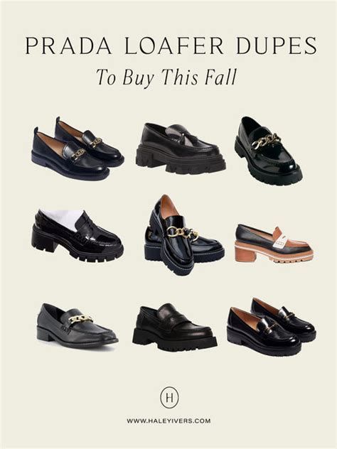 dupe prada loafers|prada leather loafers dupes.